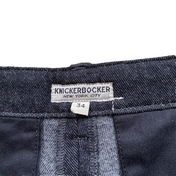 Knickerbocker New York City Wool Cotton Pants Trousers 34 34x30 Made in USA Gray - Picture 4 of 7